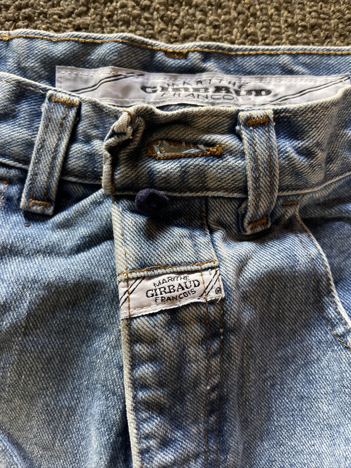new old stock 1990 MARITHE FRANCOIS GIRBAUD Womens Jeans Size 5/6 Denim USA1