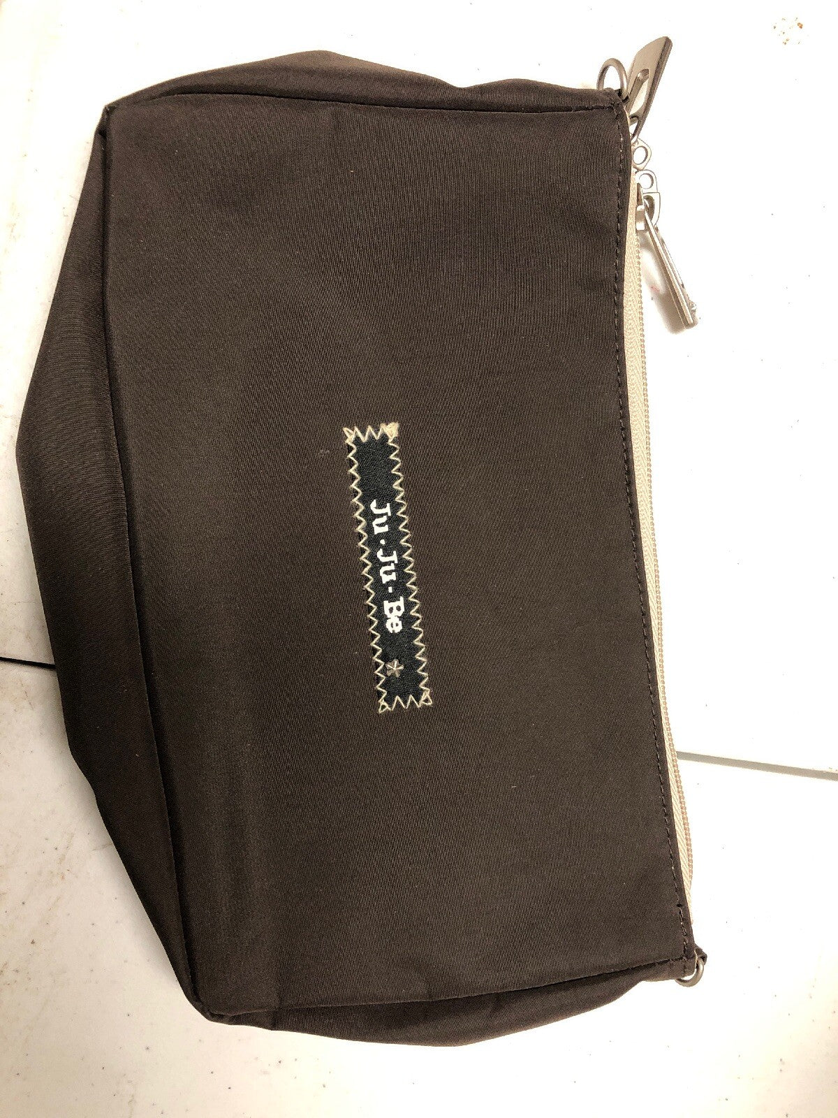 Ju Ju Be Hobobe Diaper Bag Brown Clutch Jujubes W/o Strap0