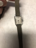 Vintage Timed Watch Green Band Lady’s Watch Not Running0