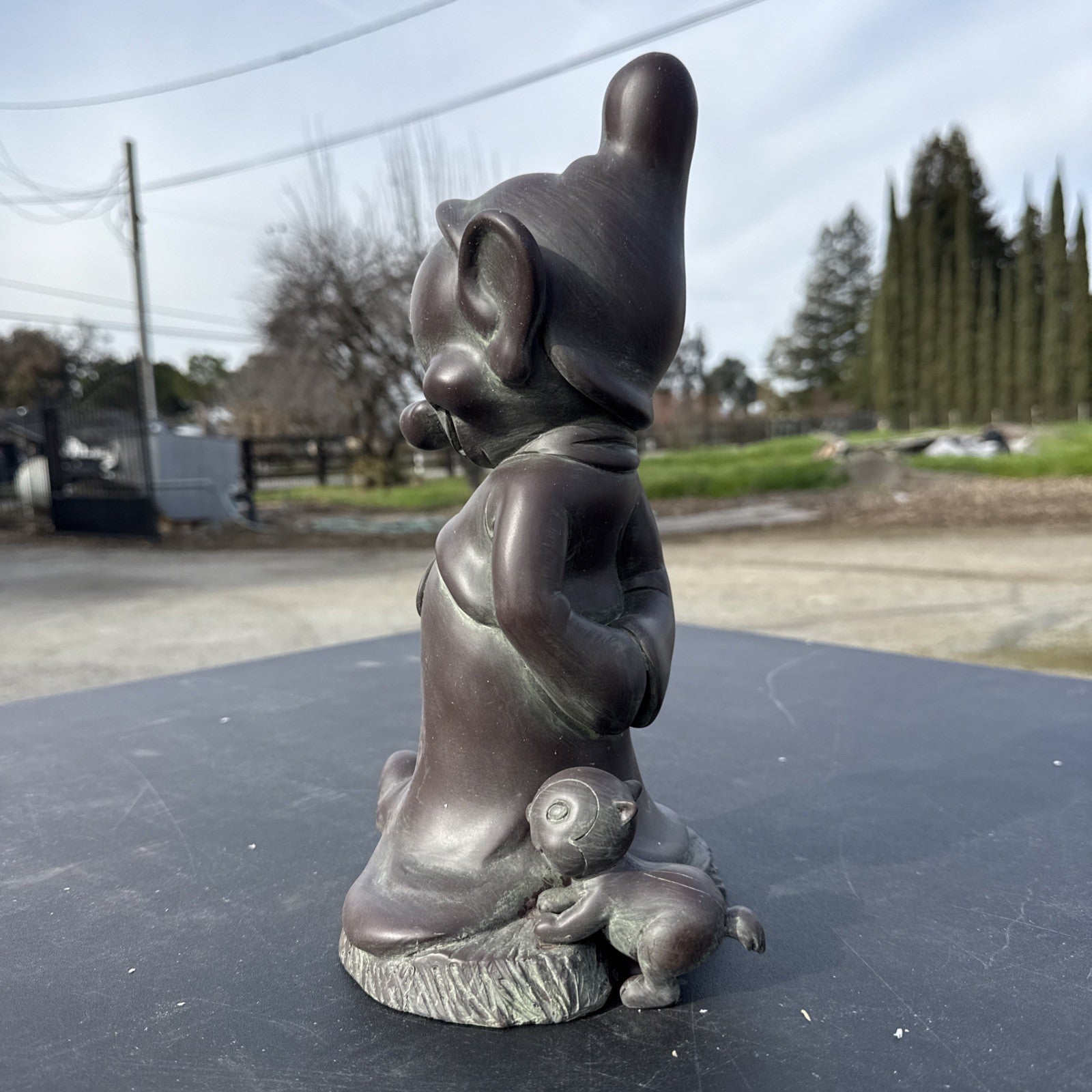 Large Disney Snow White Dopey Garden Gnome Statue Indoor/Outdoor 44