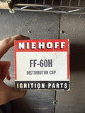Vintage Niehoff FF-60H Distributor CapNOS BMW Porsche Volvo Alfa Made in Germany0