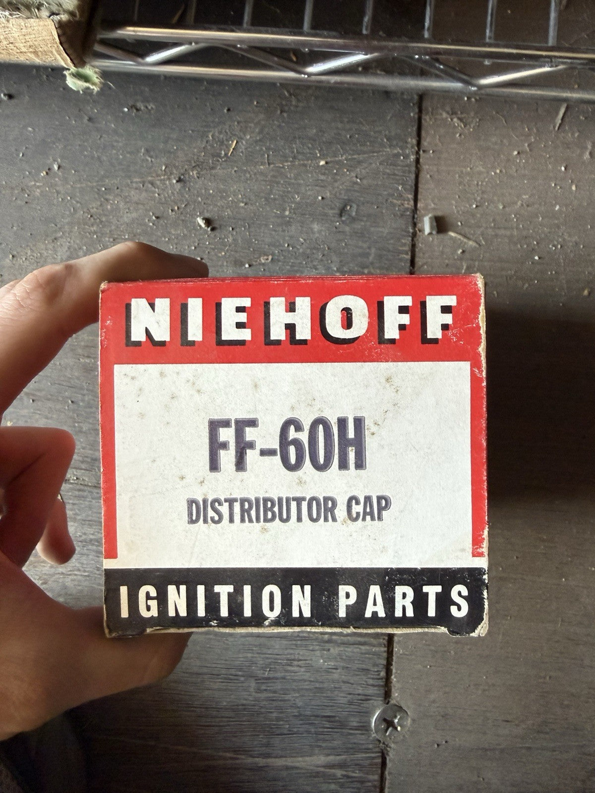 Vintage Niehoff FF-60H Distributor CapNOS BMW Porsche Volvo Alfa Made in Germany0
