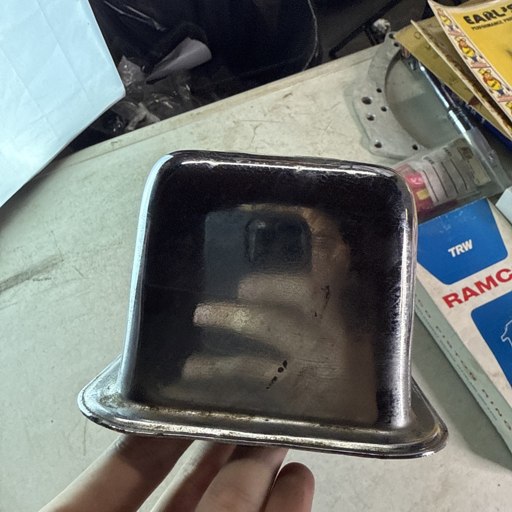 Vinyage Moroso Chrome Steel Valve Cover SCTA3