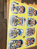 Mitch OConnell “Lil Devil” Flash Art Sheet No Sticker 2001 Rare!0