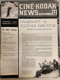 CINE-KODAK NEWS - VOL 8 / NO. 12 * JANUARY-FEBRUARY 1933 * KODASCOPE CINEGRAPH0
