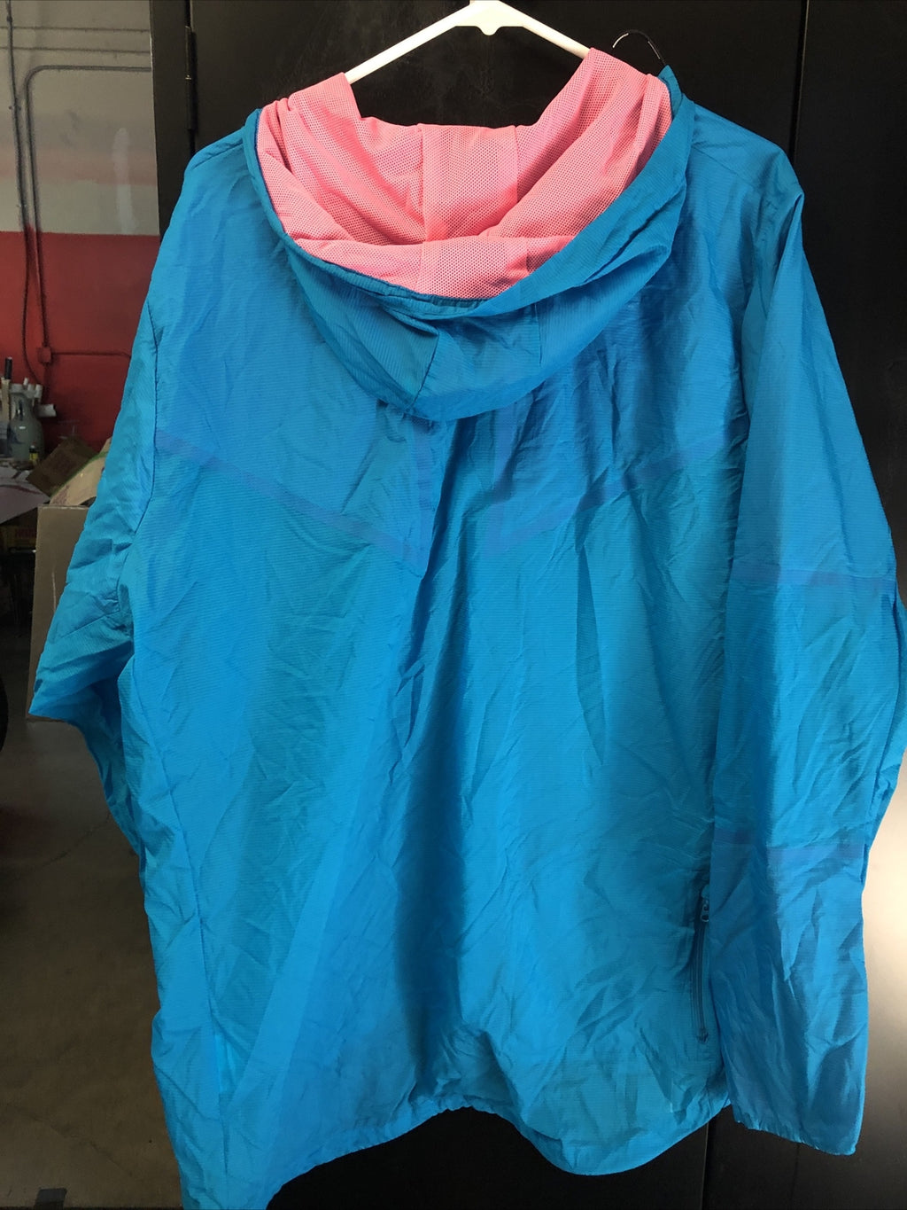 Nike Cyclone Blue/Pink Lightweight Running Jacket 519734 Men's Size XXL NOS5