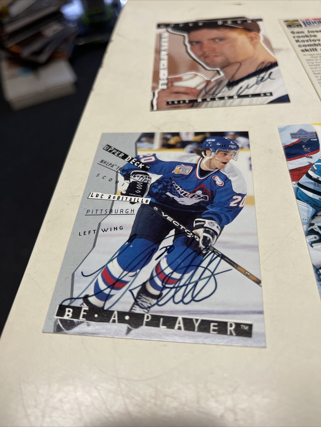 Hockey Rc Auto Lot Owen Nolan Irbe Luc Robitaille Victor Kozlov Sj Sharks1