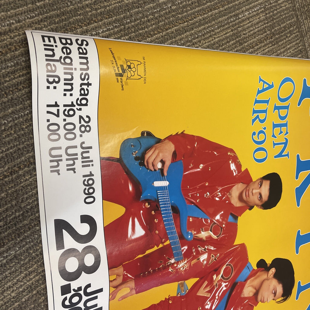Prince Open Air 1990 Tour Concert Poster Concert UK Lovesexy Love Sexy1