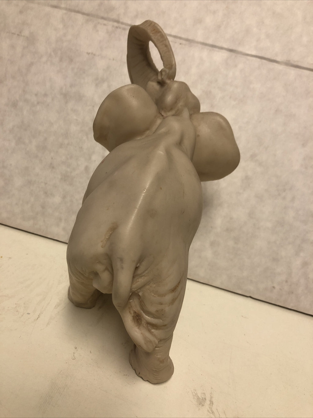 Vintage Elephant Statue Figurine 7”x8”1