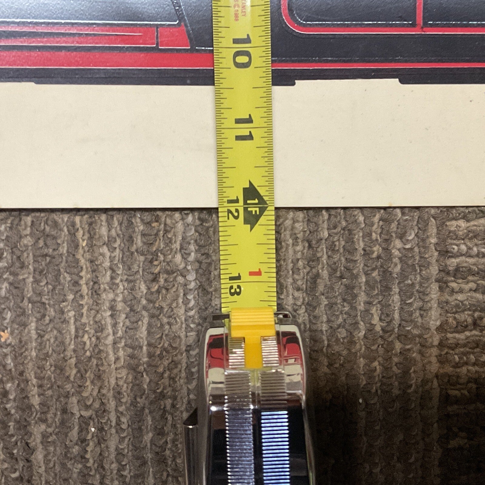 Vintage Texaco Sign Coin Bank 1980s Plastic Not Porcelain Sign 12" x 36”7