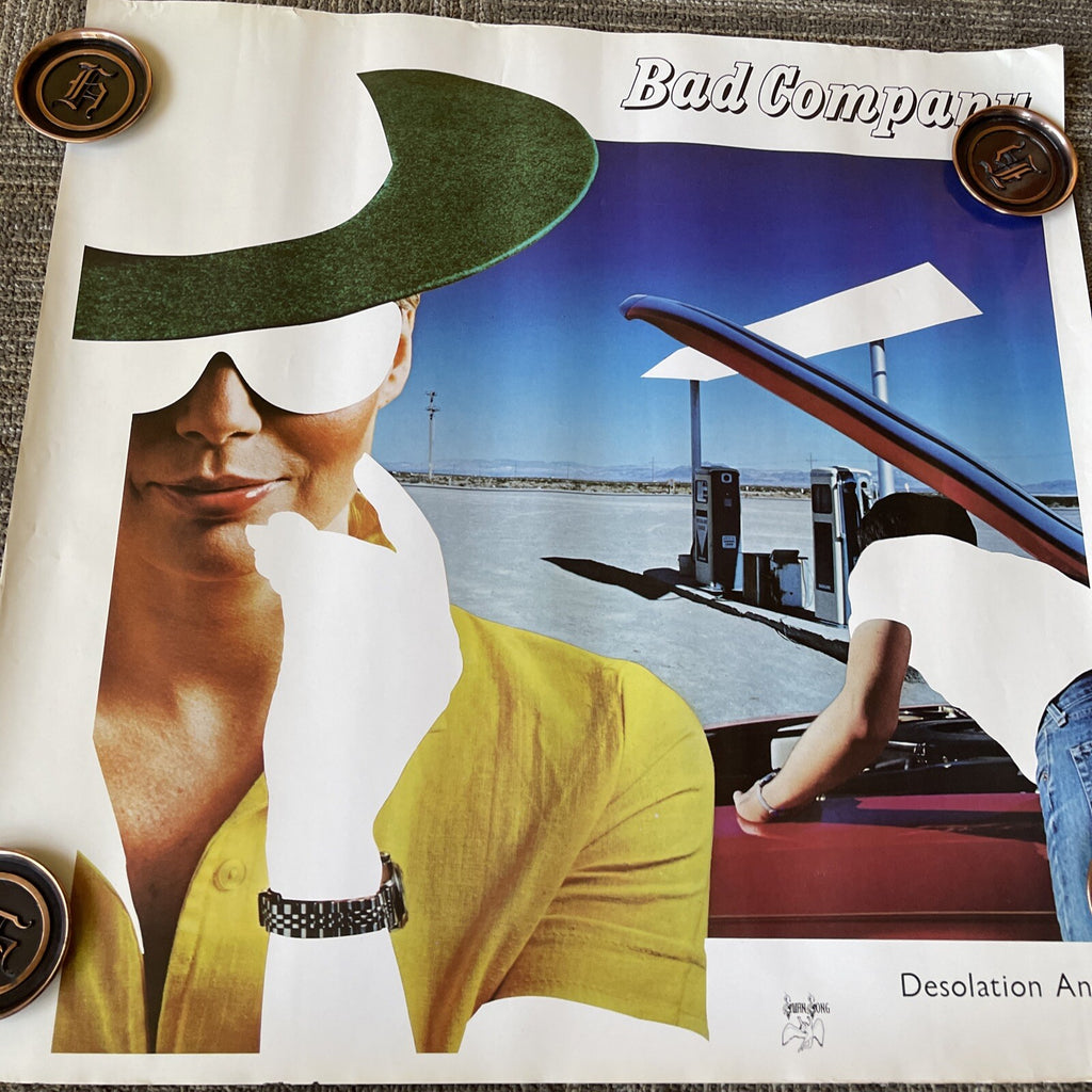 #68 1979 Bad Company Record Store Promo poster 24”7