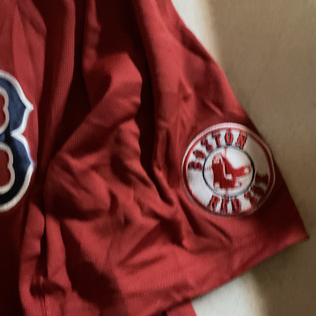 Nike MLB Boston Red Sox Baseball Dri-Fit Performance Stitched Jersey Mens L3