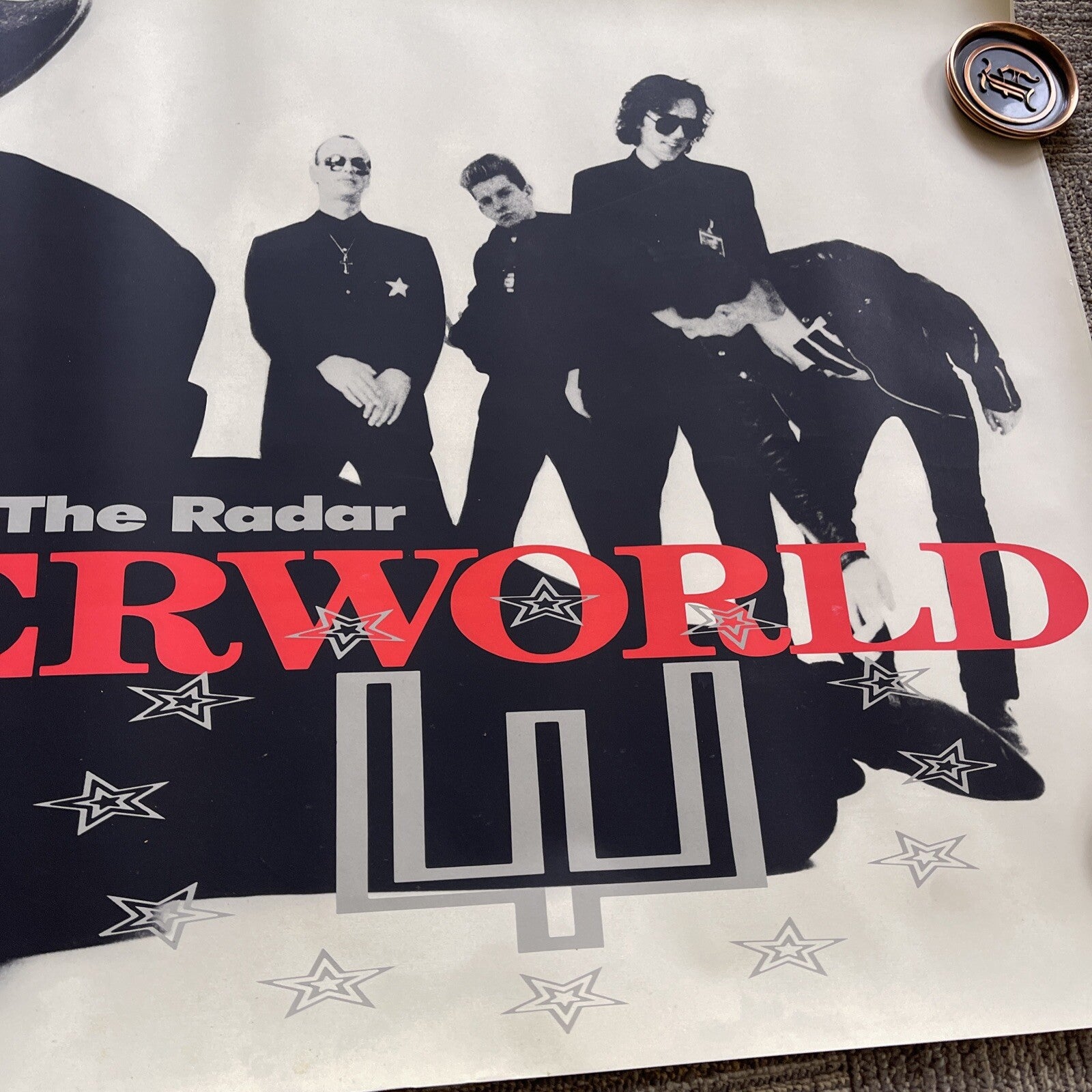 #174 1988 Underworld - Underneath The Radar Record Store Promo Poster 23”x35”8