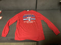 Texas Rangers MLB Classic Red Rangers Baseball Club XL Long Sleeve Shirt0
