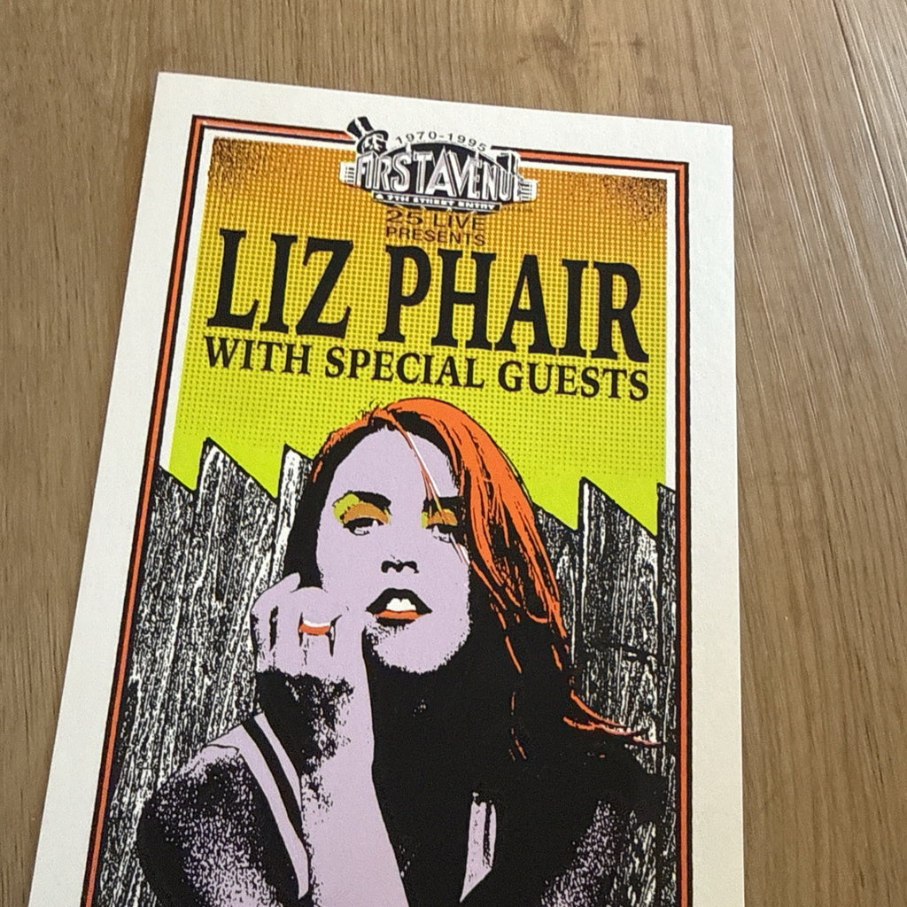 1995 Liz Phair Handbill First Avenue Mainroom MN Mark Arminski Flyer Lot Of 173