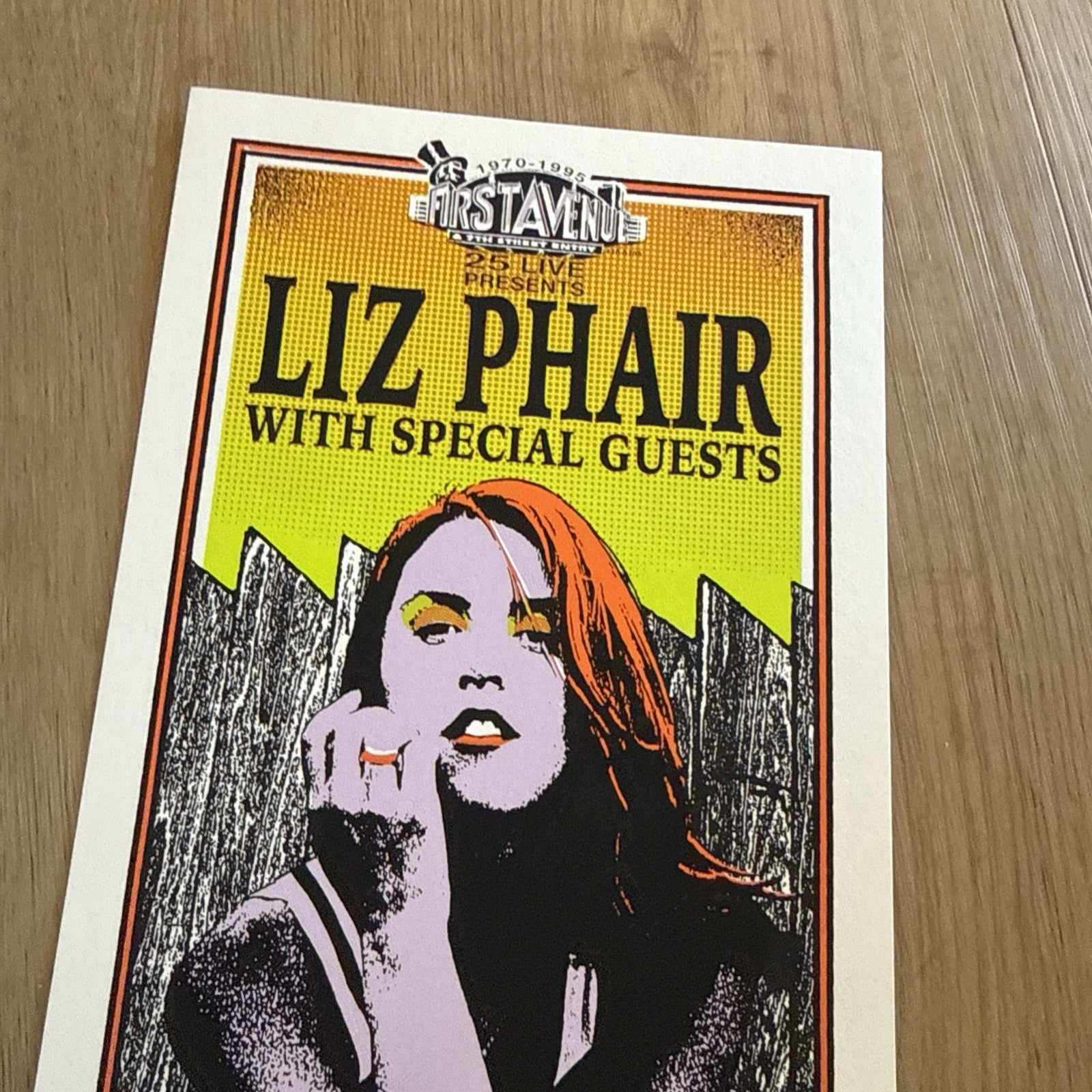 1995 Liz Phair Handbill First Avenue Mainroom MN Mark Arminski Flyer Lot Of 173