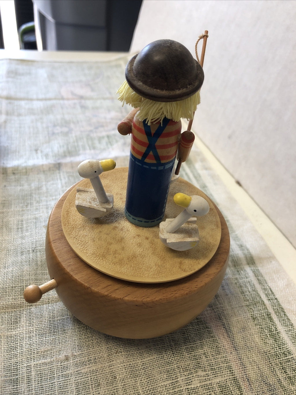 Vintage Schmid Wind Up Music Box Lazy River 271 Made in Japan5