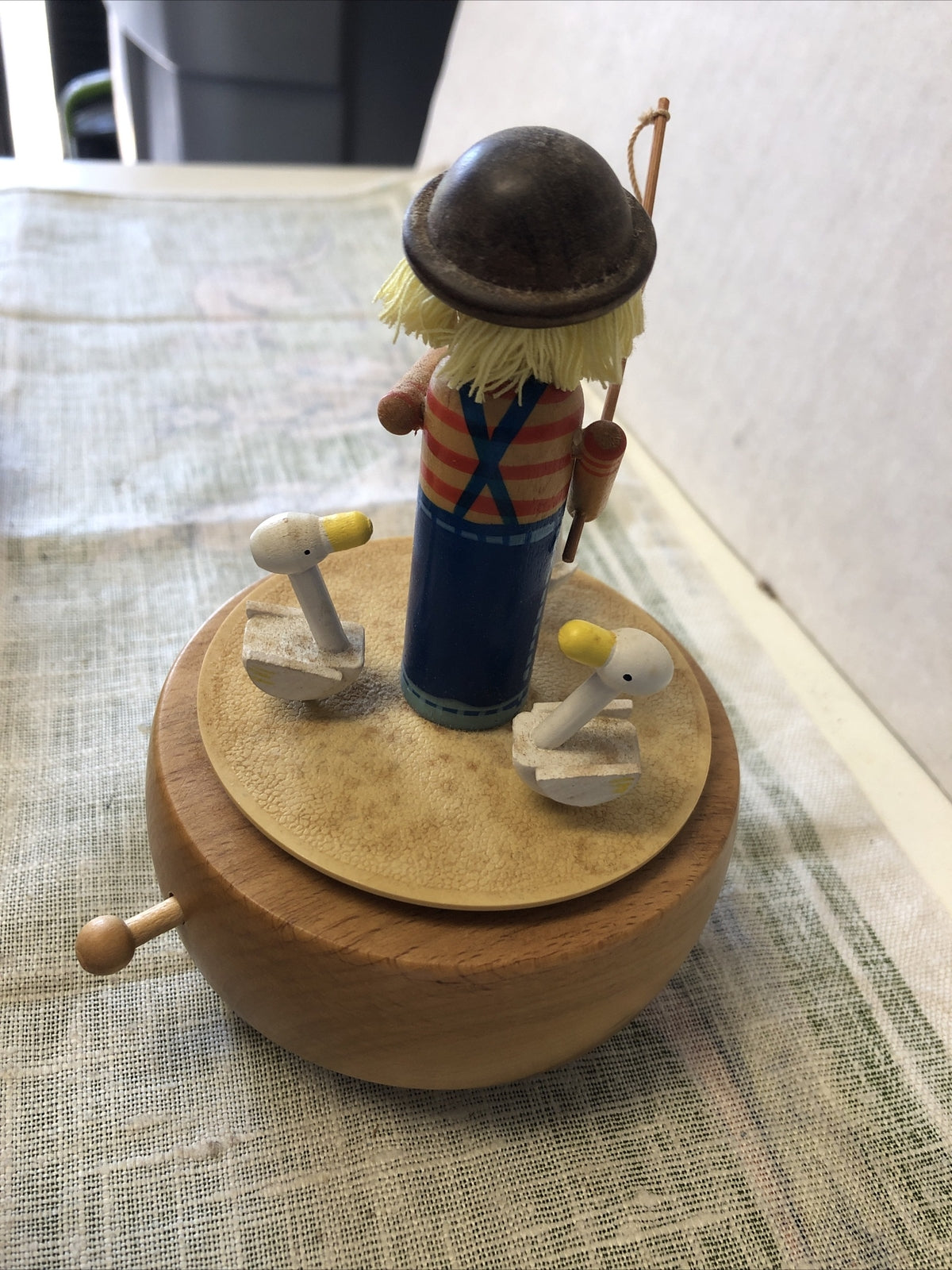 Vintage Schmid Wind Up Music Box Lazy River 271 Made in Japan5