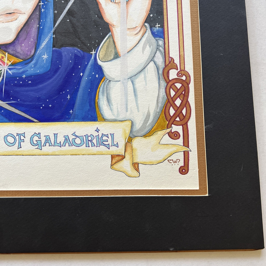 The Star-Light of Galadriel Illustration, Lord Of The Rings Artwork5
