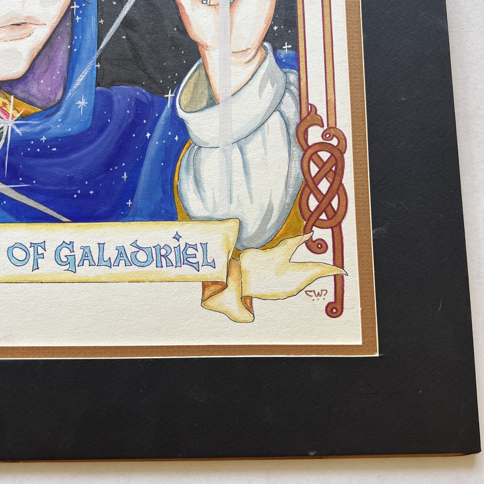 The Star-Light of Galadriel Illustration, Lord Of The Rings Artwork5