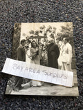 RARE Original Photo Of Charles Boyer Audrey Smith & Basil Rathbone 4.5x4” Candid0