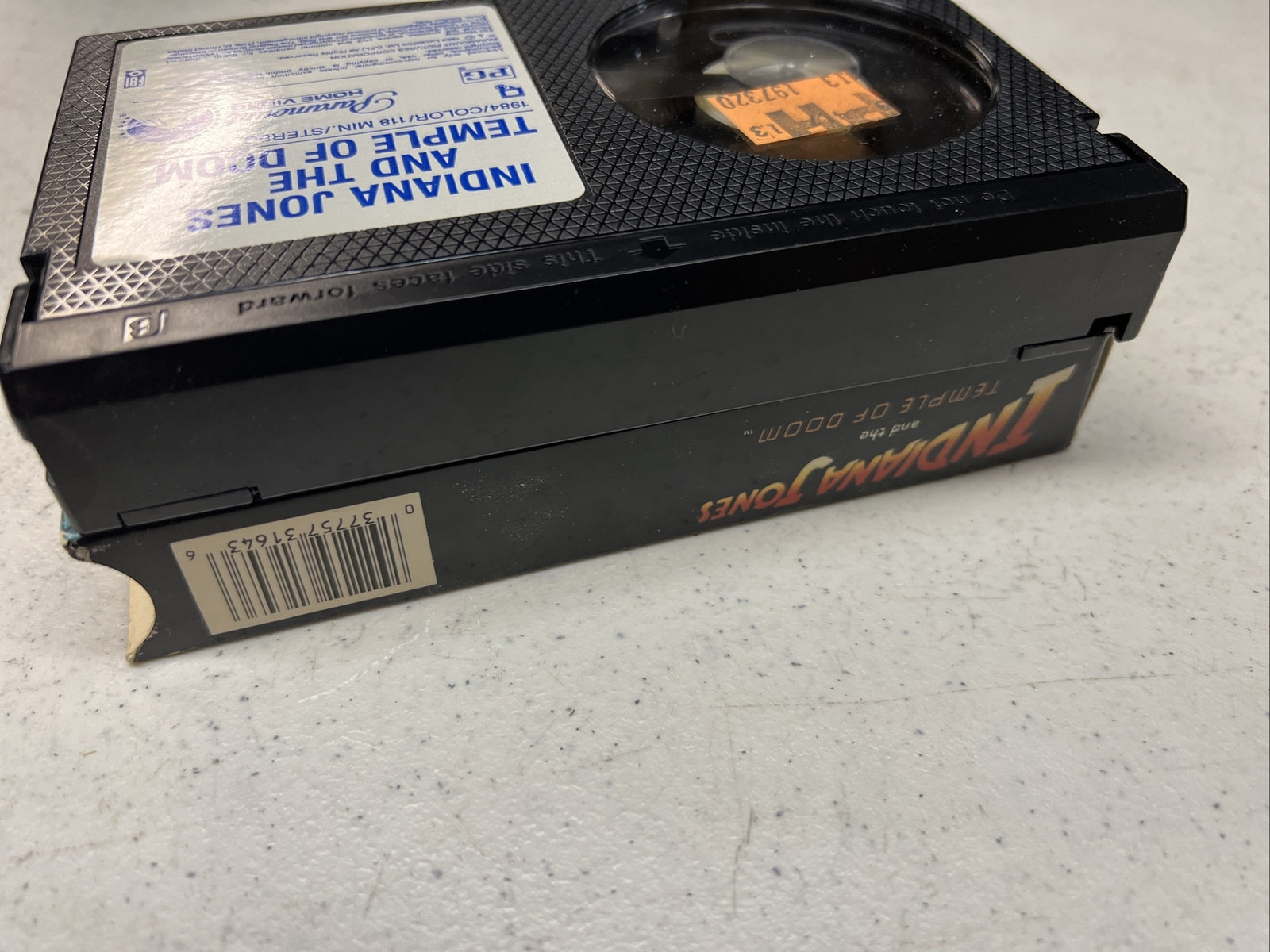 Indiana Jones and the Temple of Doom 1986 VHS Video Tape BETA 1643 Paramount8