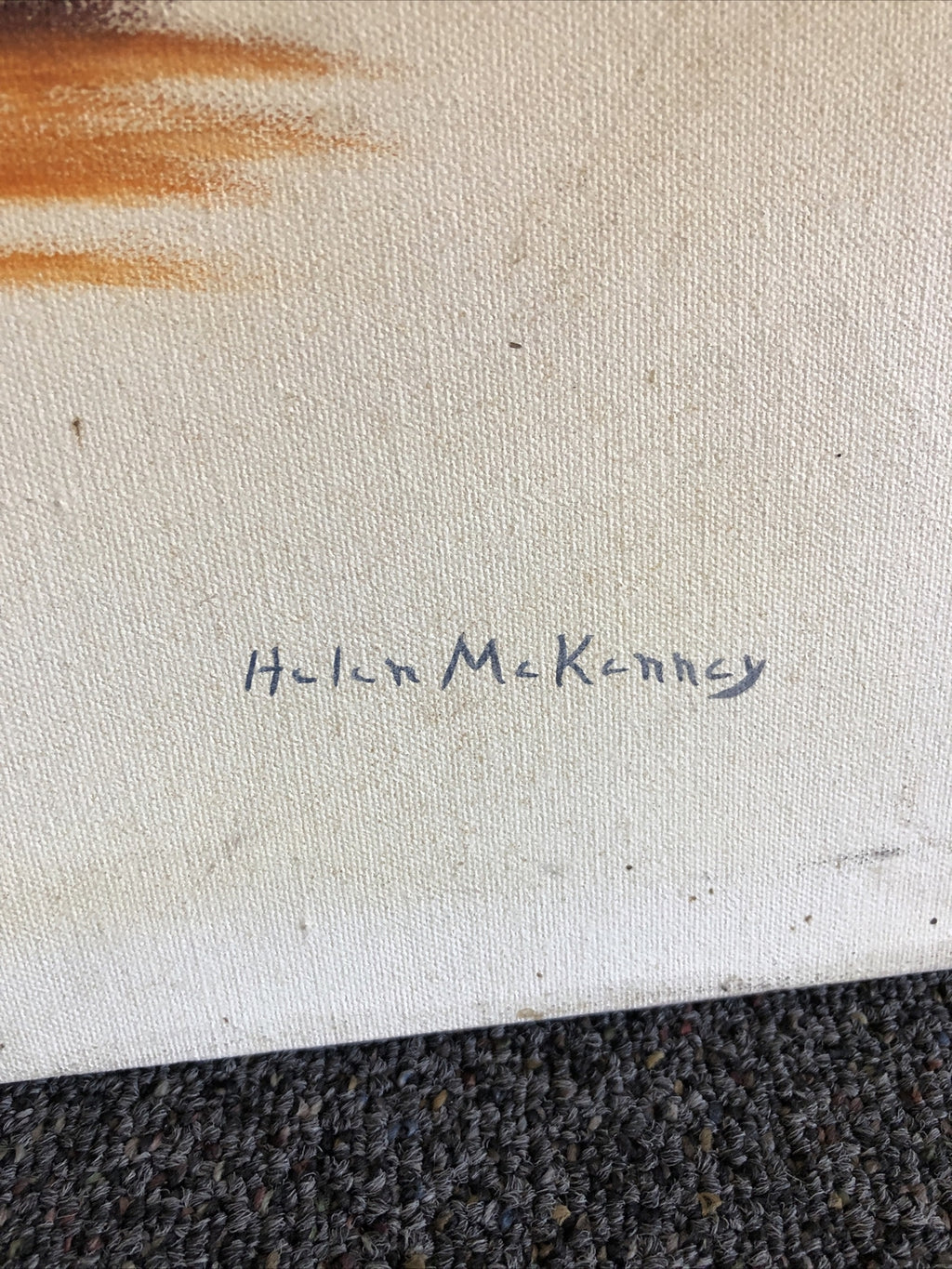 Beautiful Impasto Painting Signed "Helen McKenney"! 36” X 24”2