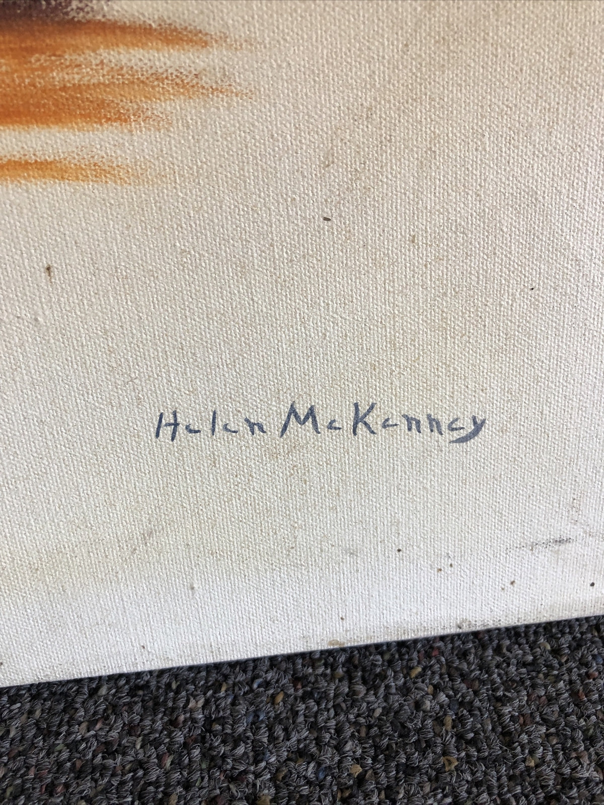 Beautiful Impasto Painting Signed "Helen McKenney"! 36” X 24”2