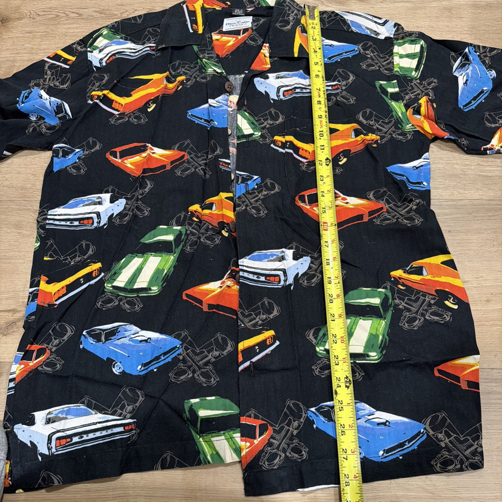 Vintage David Carey Mopar  Cuda Charger Logo History Pit Crew Car T Shirt Medium8