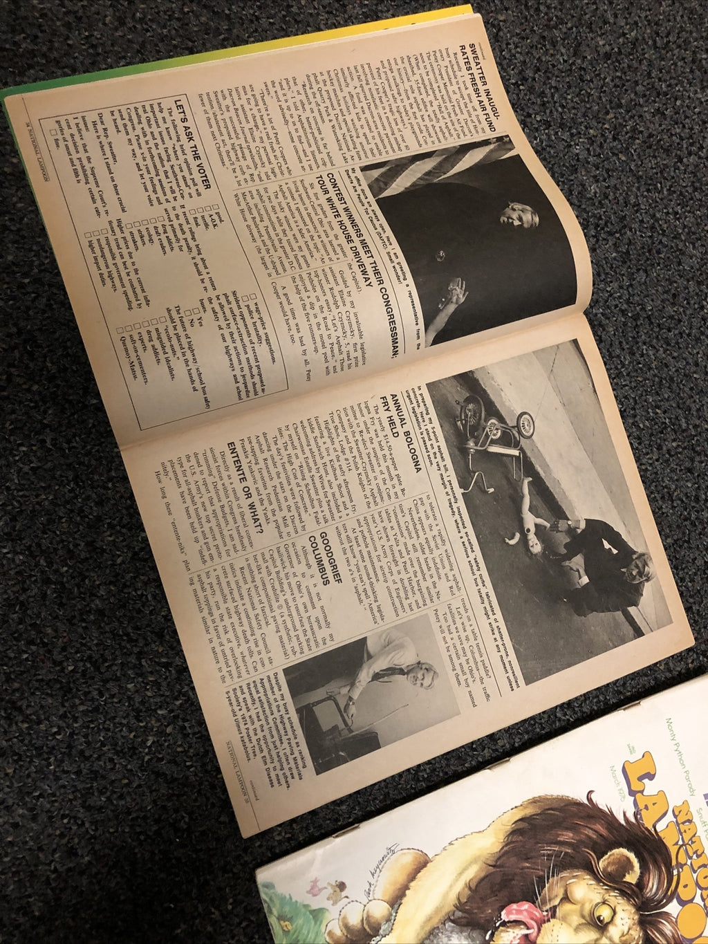 National Lampoon Magazine Lot Of 2 November 1974 & March 19766