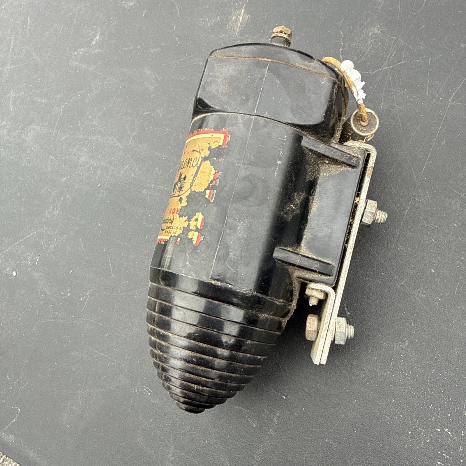 Vintage Holthouse Beehive Ultra High Frequency Ignition Coil 24v SCTA HotRod2