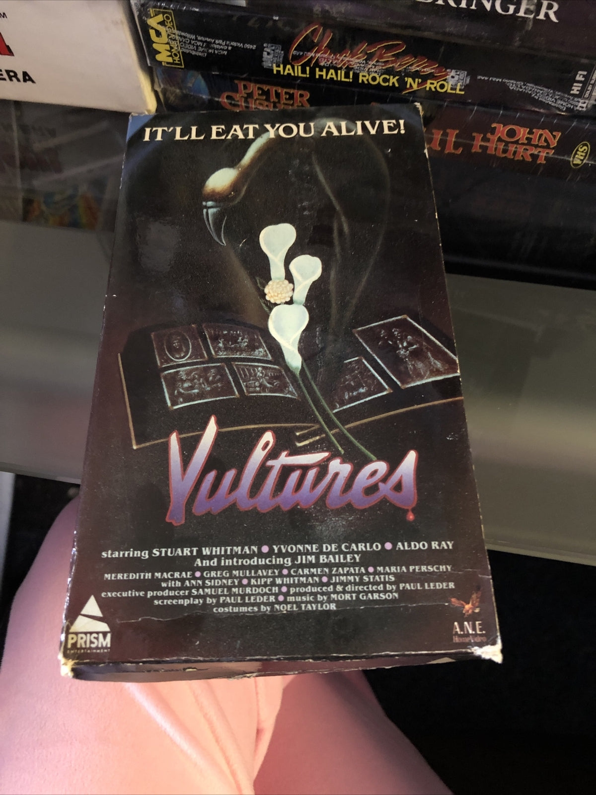 Vultures Beta Tape Not VHS, 1994 Very Rare OOP Horror Stuart Whitman0