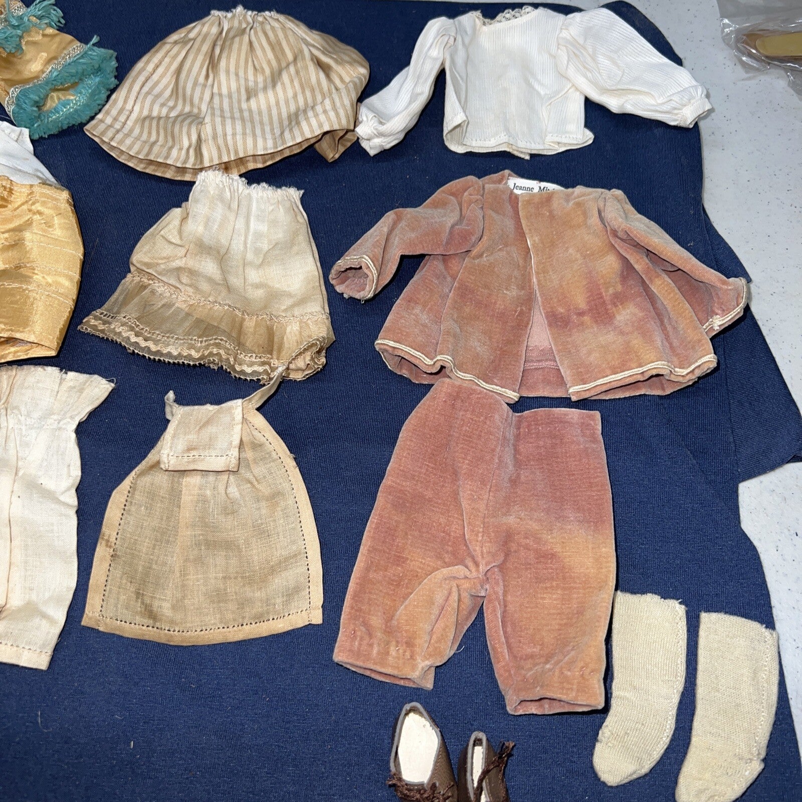 Lot of Antique Vintage Doll Clothing Outfits Unique Handmade6
