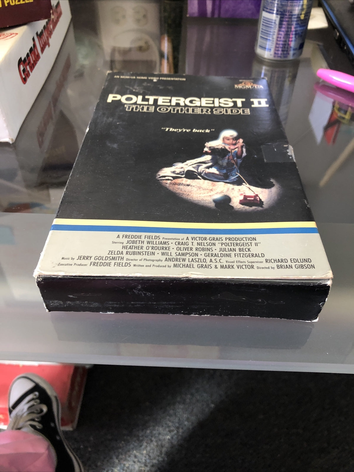 Poltergeist II: The Other Side VHS (1986 MGM/ UA Home Video Big Box release)1