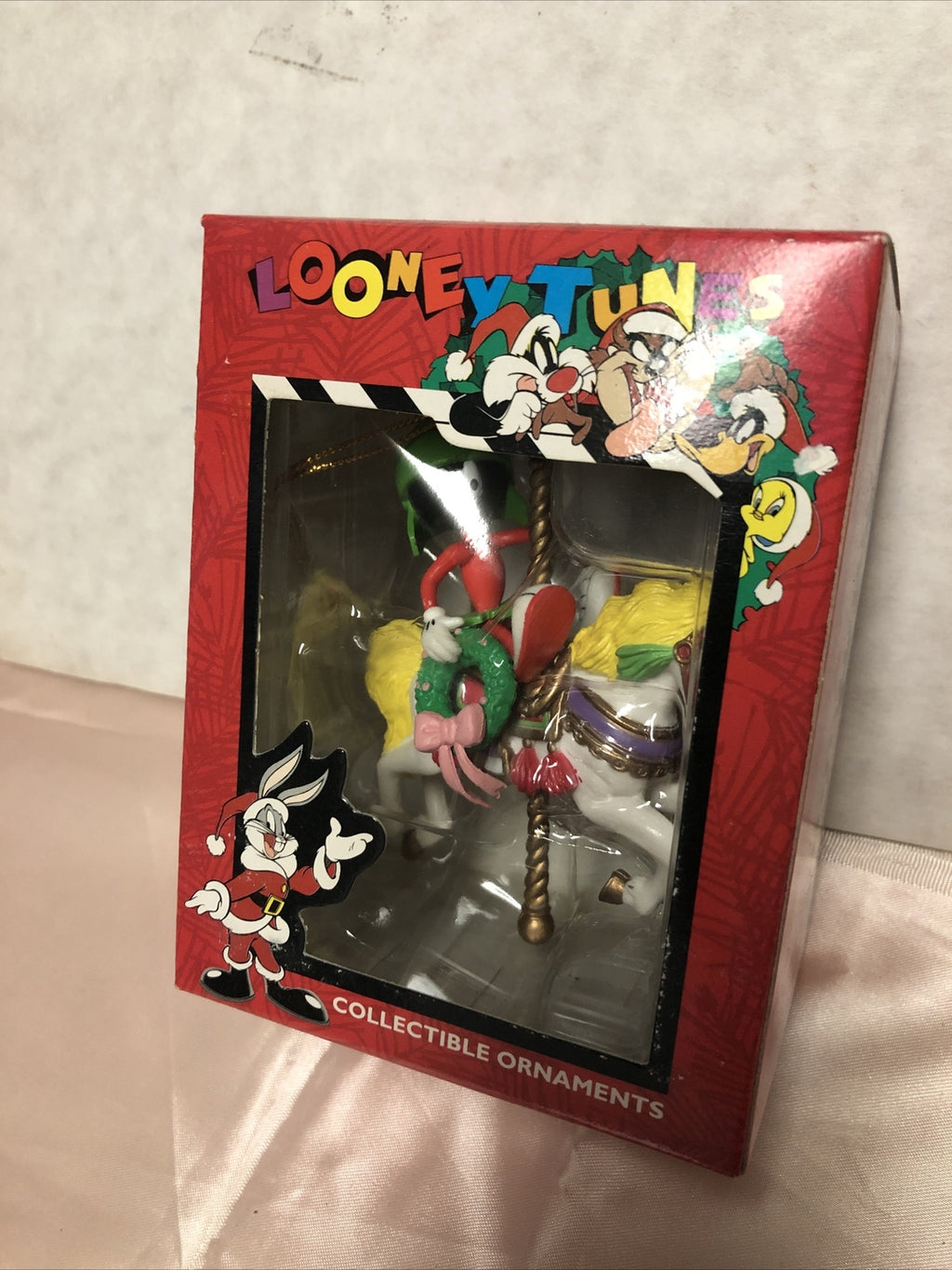 Vintage Looney Tunes Collectible Christmas Tree Ornament Marvin The Martian0