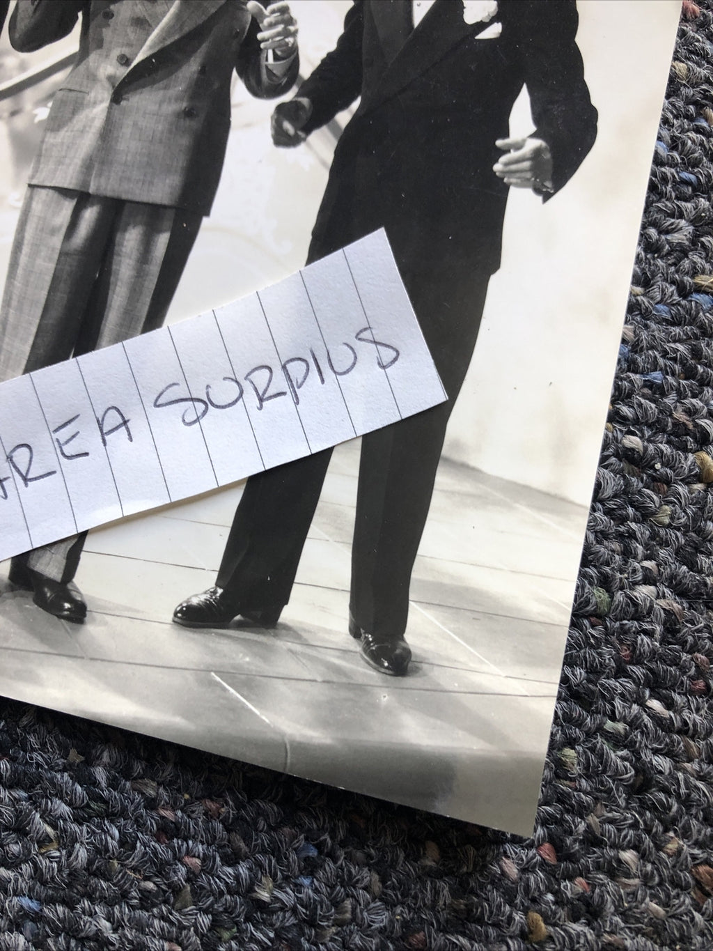 RARE Original Photo Of Roland Young Torben Meyer Candid Shot 6”x6.5”1