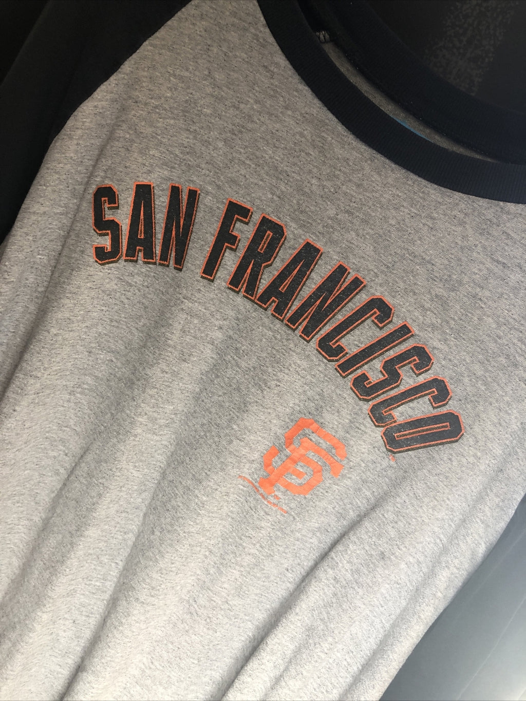 San Francisco Giants 3/4 Sleeve Shirt Size XL3