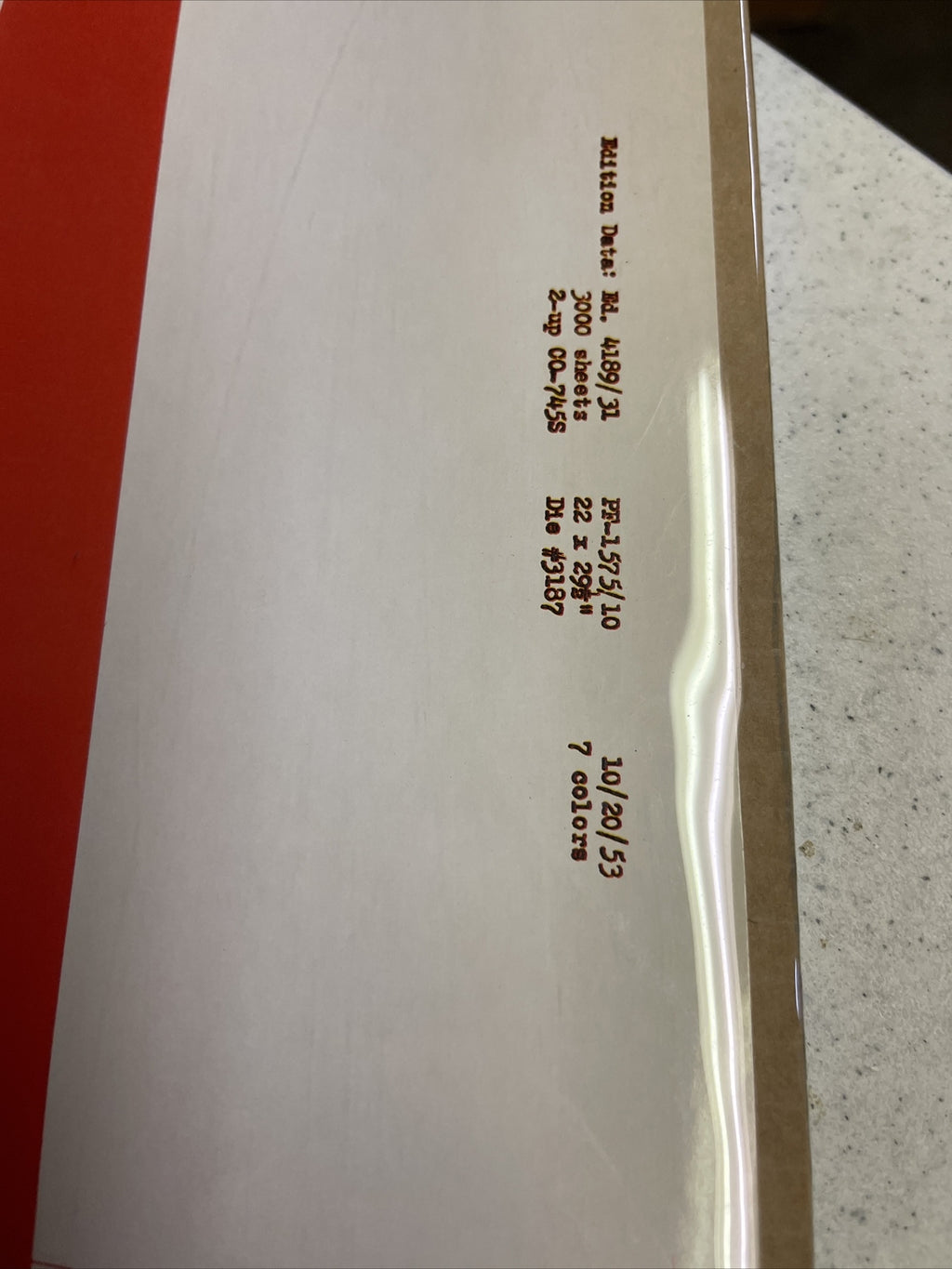 VINTAGE CARL'S JR. HARDEE'S Original Menu Artwork Lithograph Sign Display 19532
