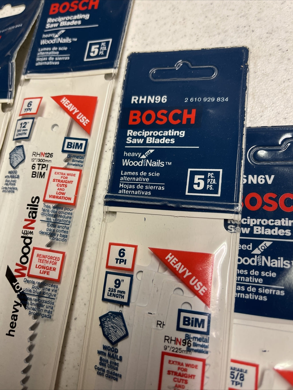 NEW 25pc. RECIPROCATING SAW  BLADES Lot  BOSCH4