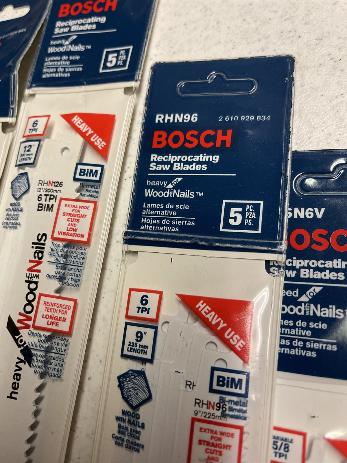 NEW 25pc. RECIPROCATING SAW  BLADES Lot  BOSCH4