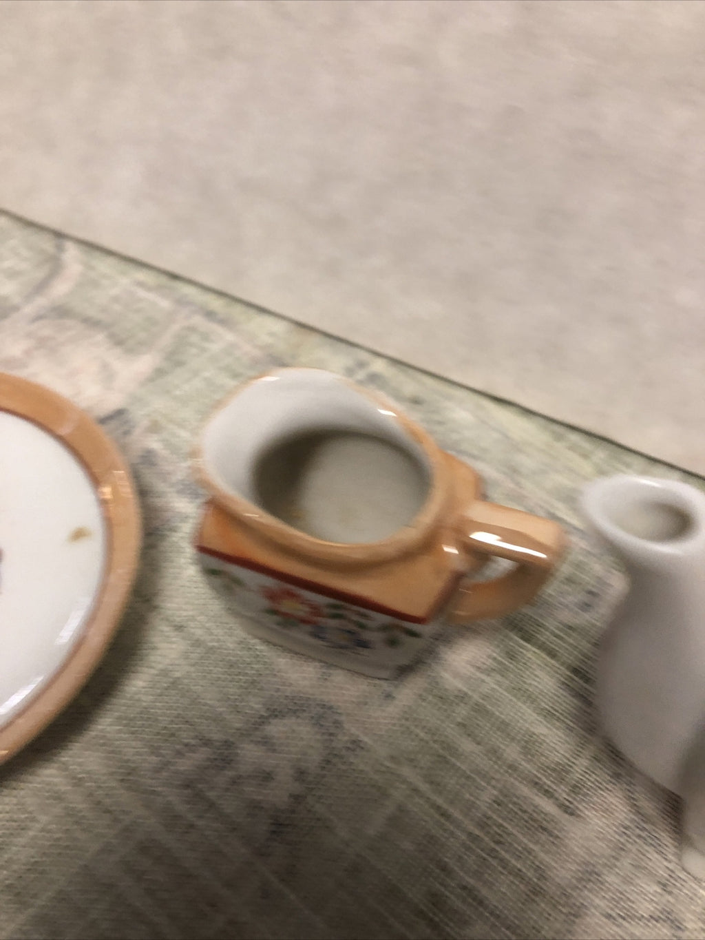 Vintage Made In Occupied Japan Porcelain Child's Tea Set Lot Of 52