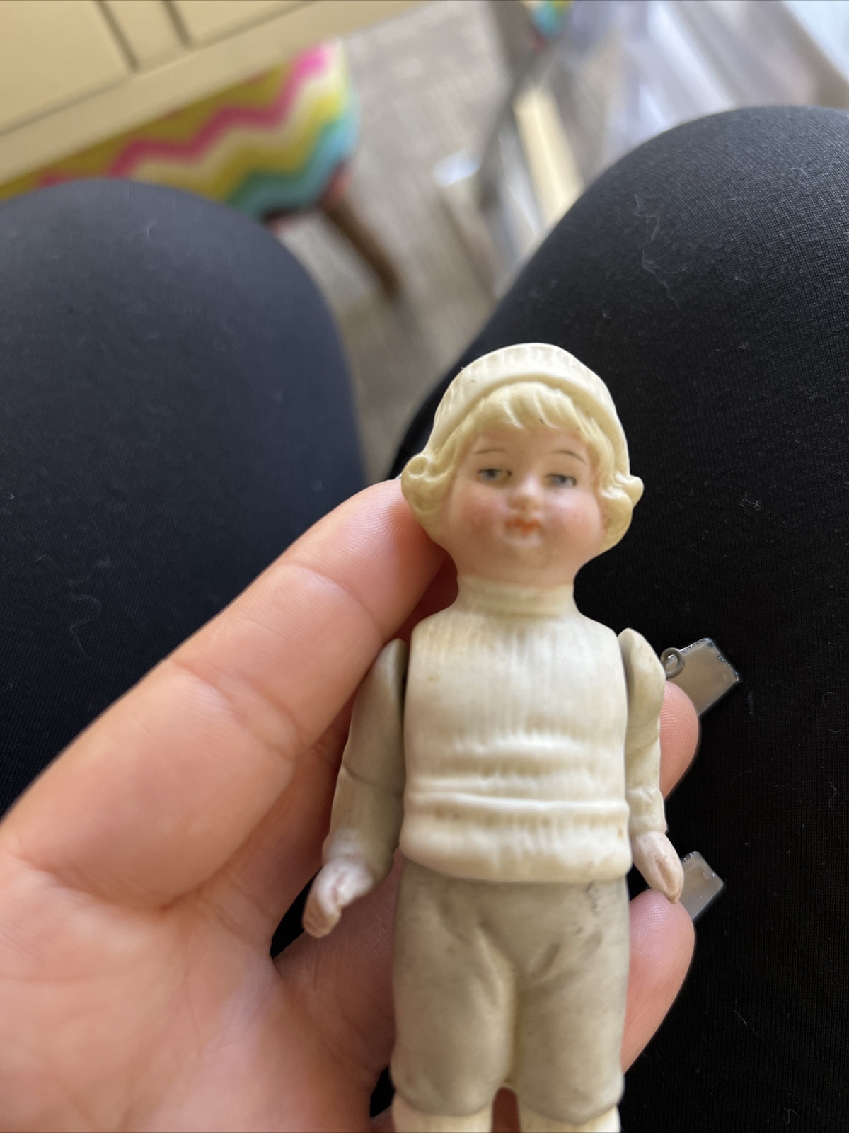Vintage 4” Bisque Boy Figure German Doll7