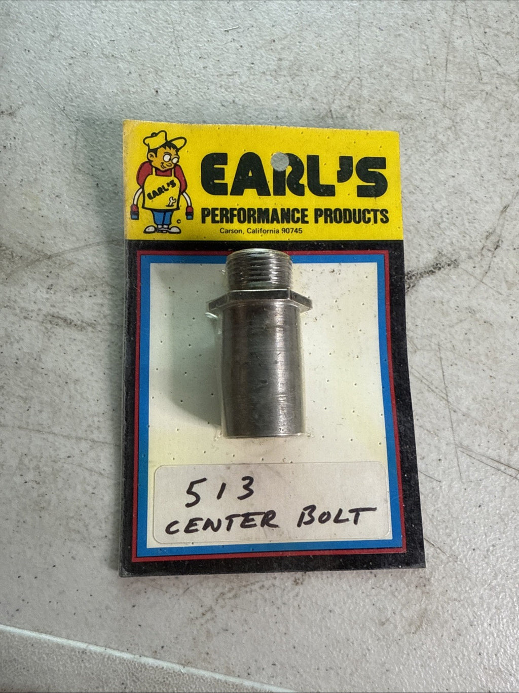 NEW Earl's Performance 977513ERL Banjo Bolt 3/8"-24 Thread Steel 513 Center0