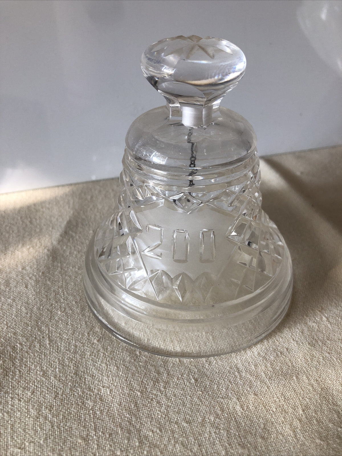 Waterford, Bicentennial "200" Anniversary 1976, Crystal Decorative Bell, 4"0