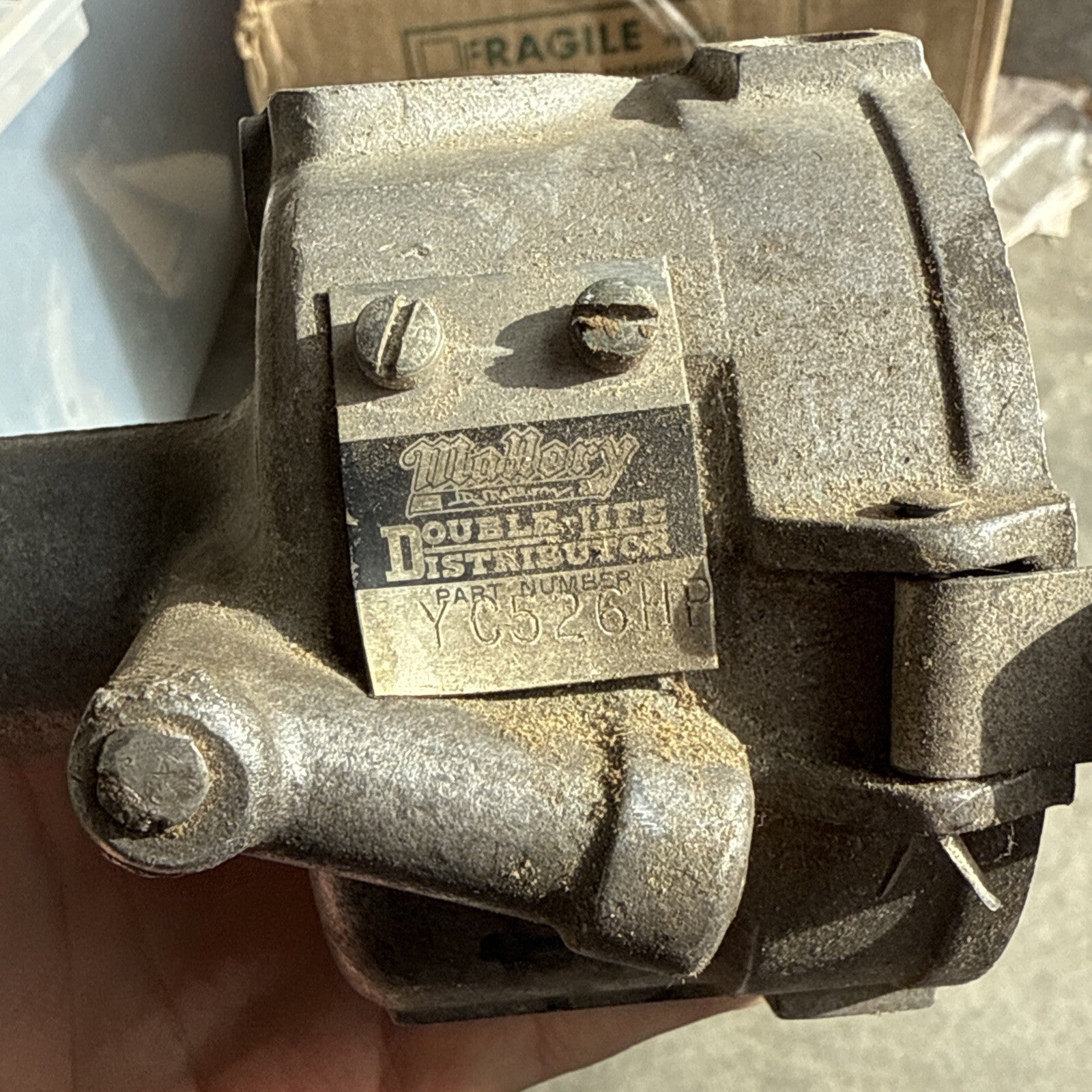 Distributor, Mallory, YL-520-CV, Chevy 283, 327, 350, 396, 400, 427, 4547