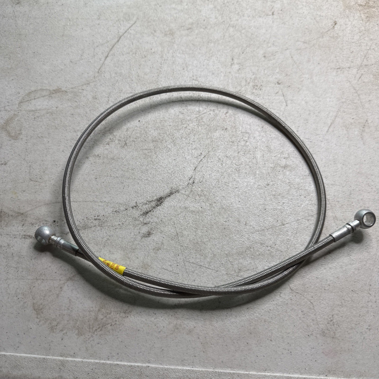 Vintage Earls 40” Stainless Steel Braided Hoses w/ Banjo Fittings Scta Racing1
