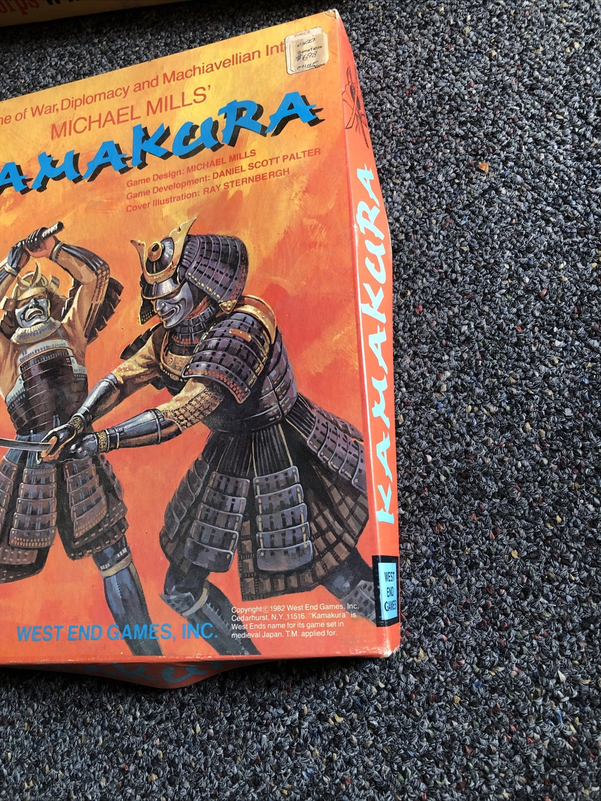 Kamakura A Game Of War, Diplomacy And Machiavellian West End Games Inc Unpun1