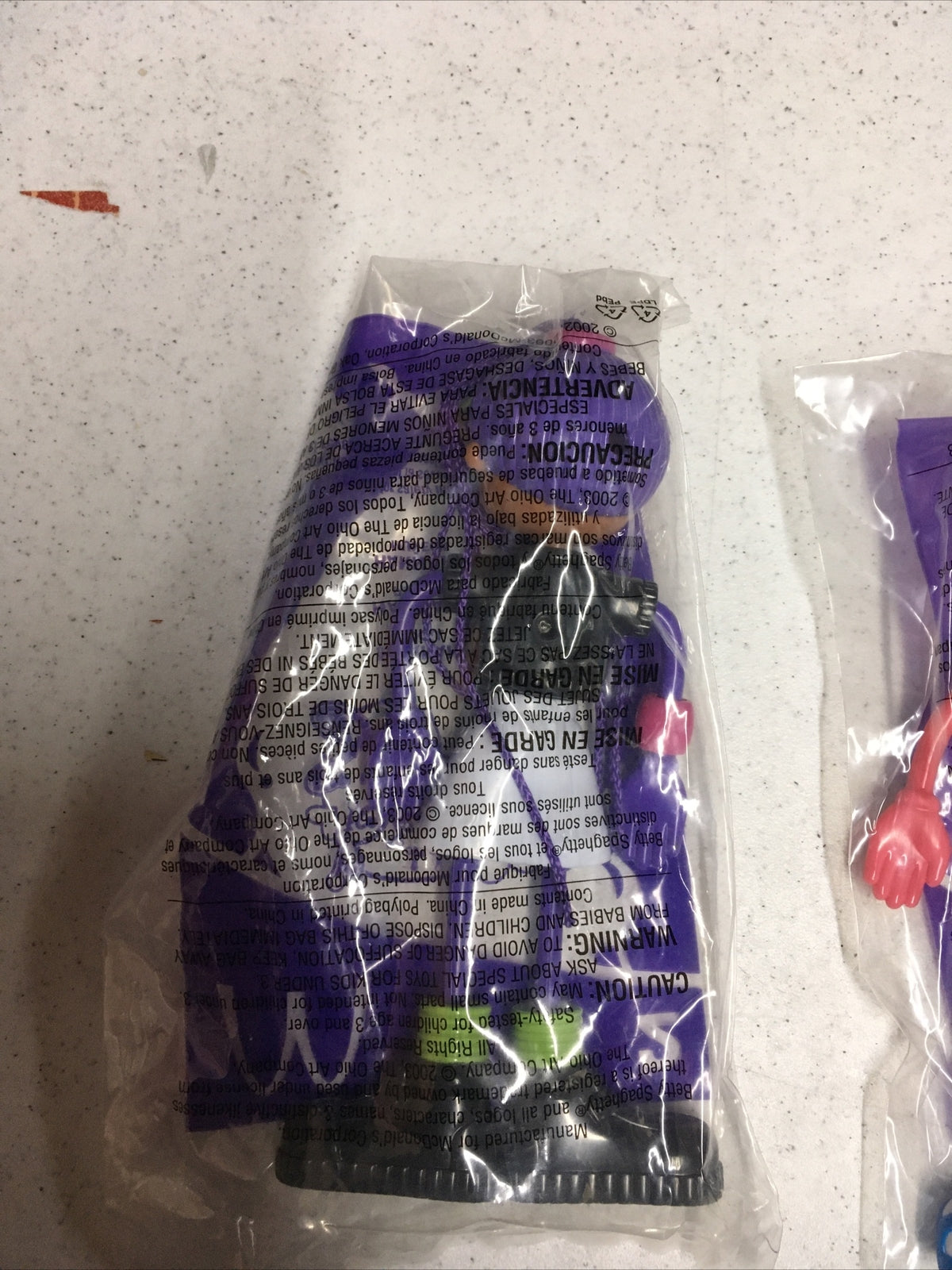 2003 MCDONALDS HAPPY MEAL BETTY SPAGHETTY TOYS 2 HANNAH 4 HEIDI SEALED3