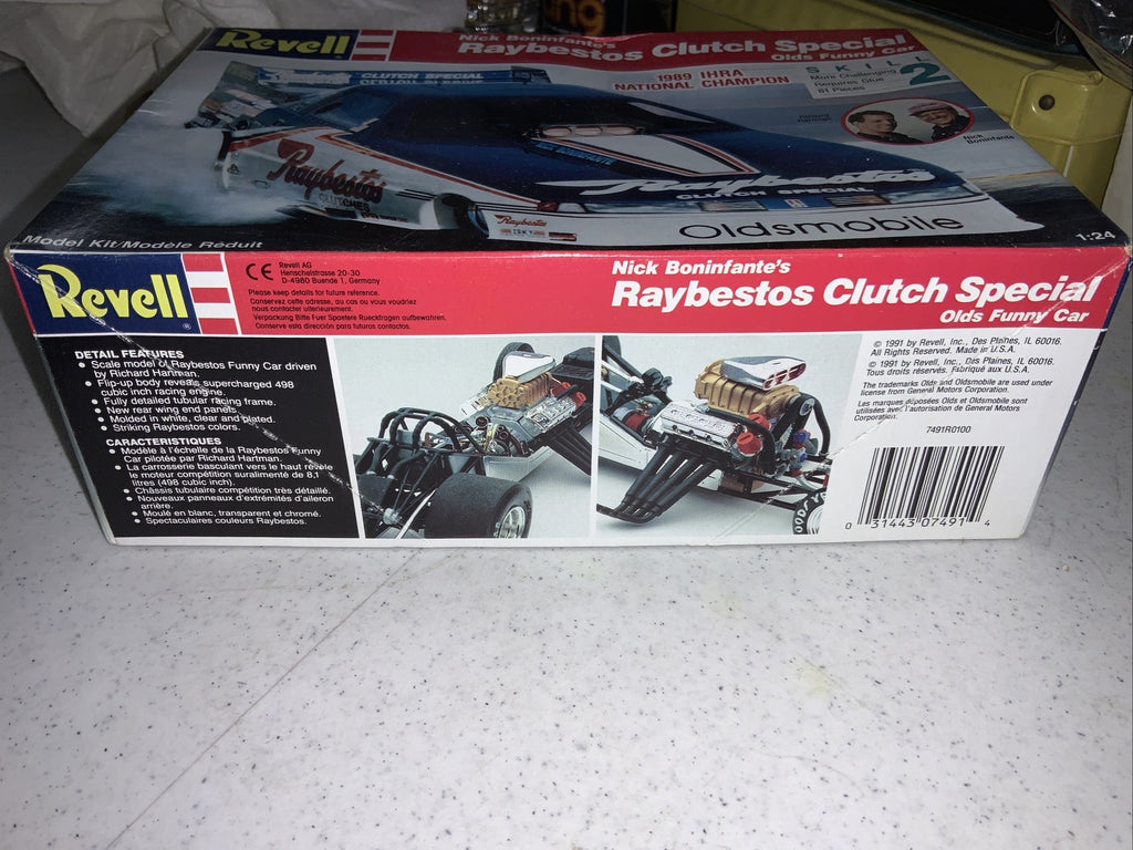 Revell  Nick Boninfante's Raybestos Clutch Special Resin Body model kit2