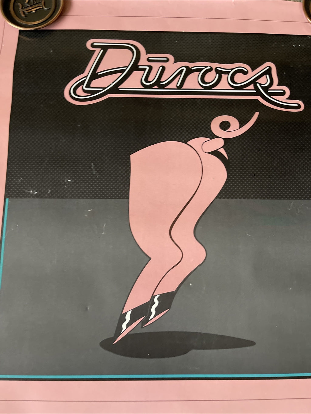 #149 1979 Rare The Dūrocs Record Store Promo Poster 30” X 20”  Scarce4